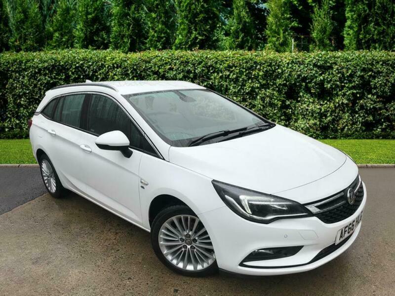 2016 Vauxhall Astra Elite Nav 1.4 150 S/S Auto S/T Petrol white