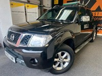  No VAT  63 Reg Nissan Navara 2.5dci Tekna 4X4 double cab, black, grey leather