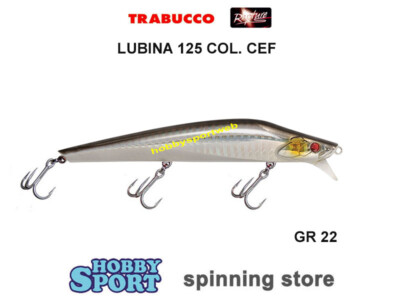 MINNOW RAPTURE LUBINA 125 MM COL CEF 22 GR SPINNING MARE SPIGOLA