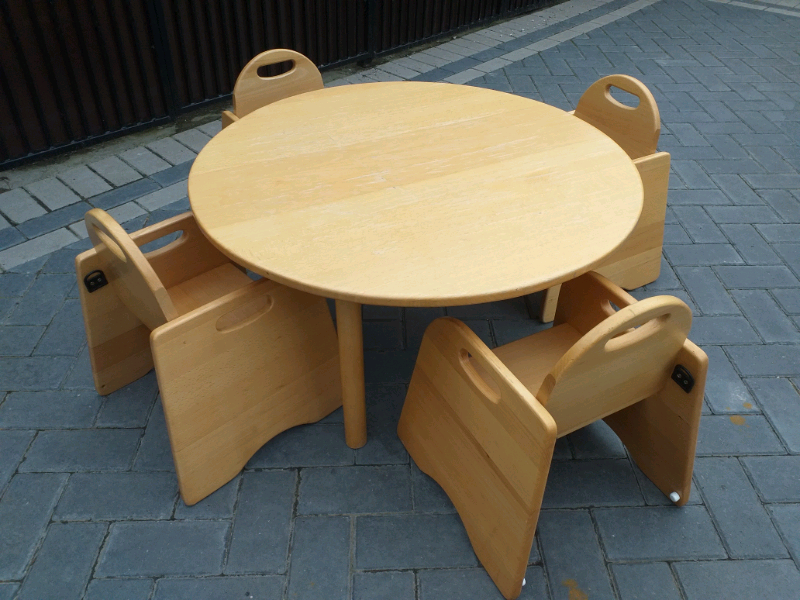 Preschool nursery wooden tables and chairs sets in Basildon, Essex