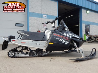2008 Polaris® IQ 700 Black / Flames