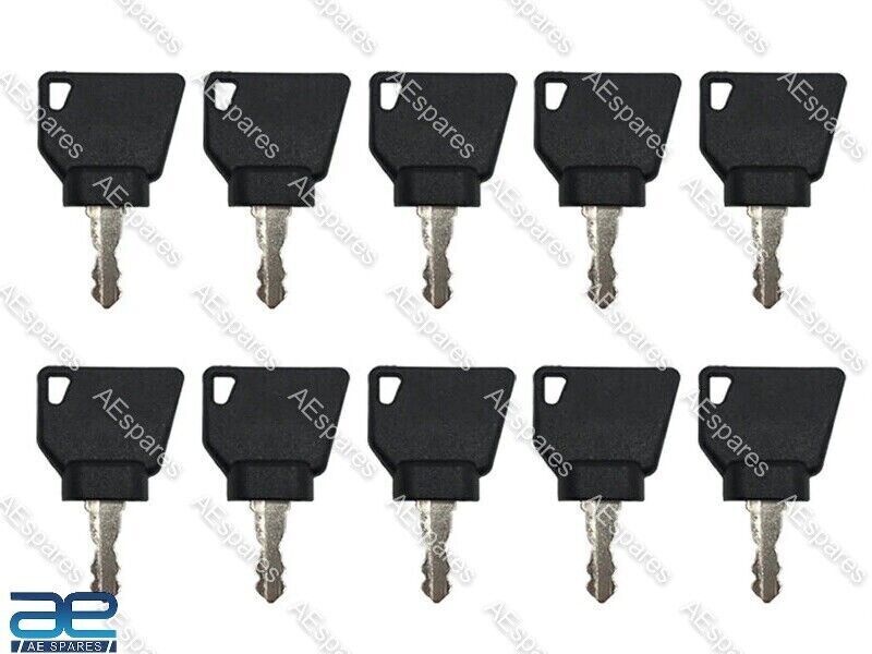 For JCB Parts 3CX  Ignition Keys 10 Pcs Part No. 701/45501  