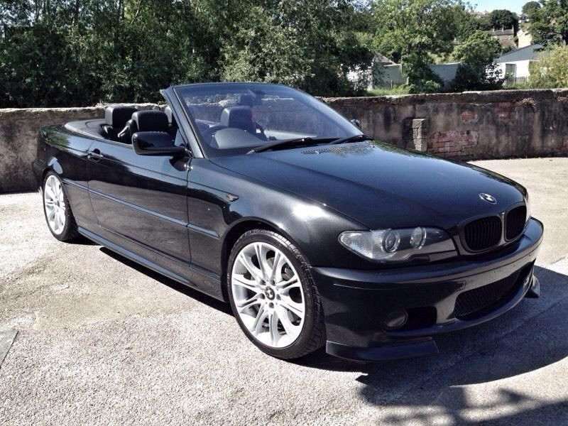 BMW E46 330Ci MSport Convertible. Manual, Satin Black in Keighley