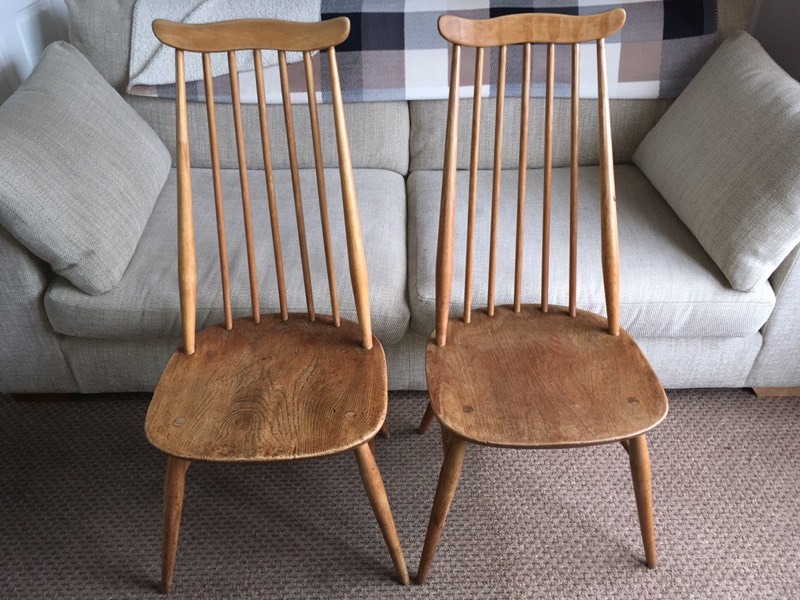 Ercol high back dining chairs in Shirley, West Midlands Gumtree