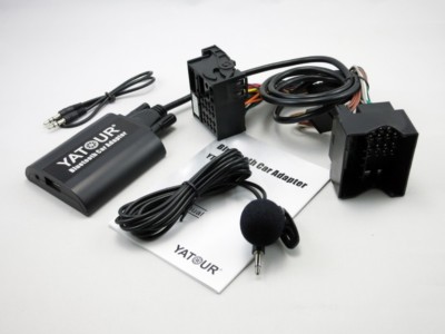 YT-BTA Bluetooth Car Adapter Aux for Ford Quadlock 12Pin 5000C 6000CD 6006CDC 
