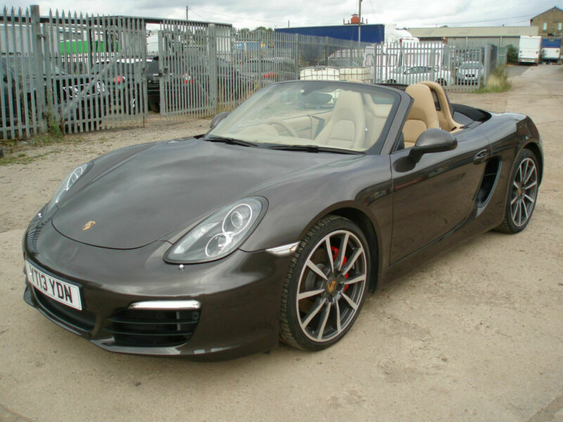 Porsche Boxster S 3.4 ( 315bhp ) PDK DAMAGED REPAIRABLE SALVAGE ( 2013 13 ) in Loughborough