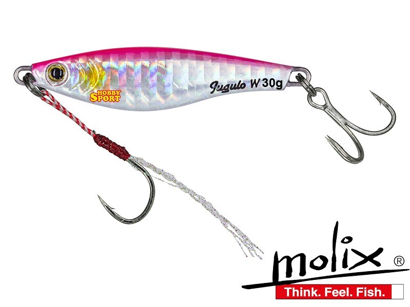 MOLIX JUGULO WIDE 30 GR  COLORE SW02 PINK SARDA CON ASSIST   SPINNING MARE