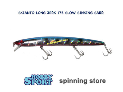 LONG JERK SKIANTO 175 COLORE SARR SLOW SINKING GR 25 SPINNING MARE SERRA