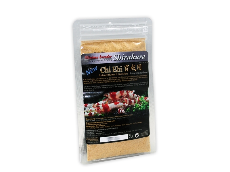 Shirakura Chi Ebi 20g BÃ©BÃ© JuvÃ©Nile Crevette Nourriture Crs Bee Cerise Inverts