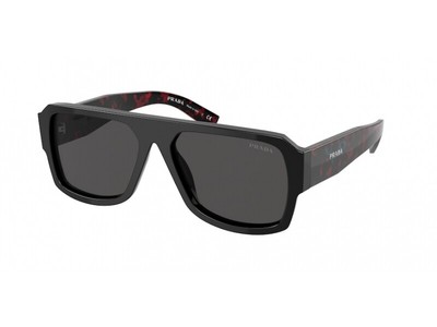 PRADA PRADA SUNGLASSES PR 22YS 1AB5S0 BLACK GREY MAN