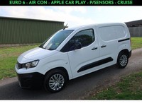 2022 Peugeot Partner 1.5 BlueHDi 1000 Professional Premium Standard Panel Van 5d