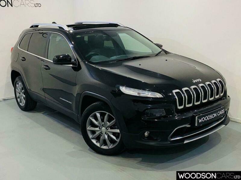 2014 14 JEEP CHEROKEE 2.0 M-JET LIMITED 5D 138 BHP DIESEL IN BLACK