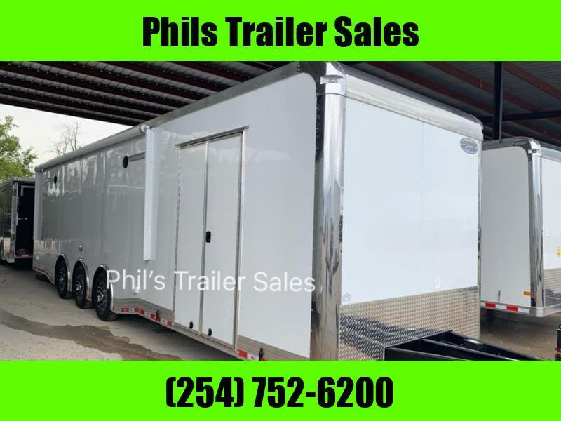 2024 Continental Cargo New 85x34 Enclosed Car Race Trailer Bathroom Car