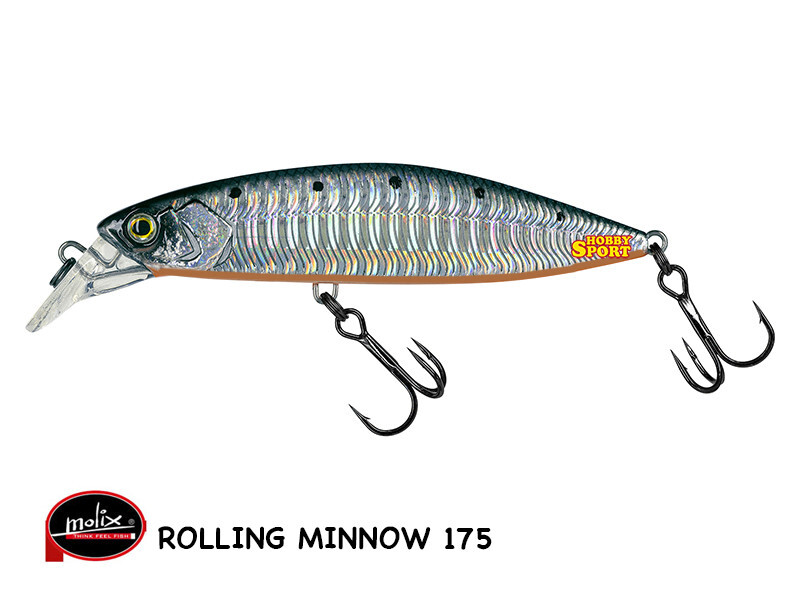 ROLLING MINNOW 60 FS MOLIX COL. 175 SILVER MELON  8,5 GR FAST SINKING 6 CM