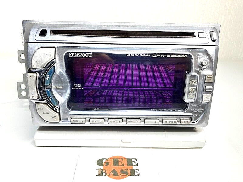 メンテ済み】KENWOOD DPX-5000M MD CD DSP 当時物 KENWOOD DPX-5200M