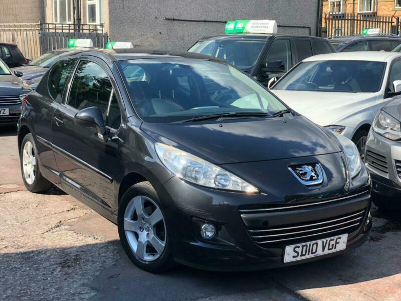 2010 PEUGEOT 207 1.6 VTI SPORT AUTOMATIC 3 DOOR BLACK LOW MILEAGE