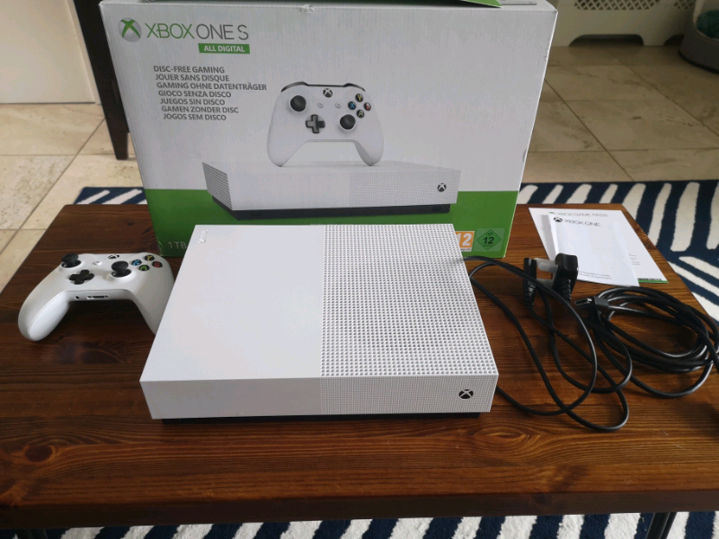 Xbox One S All Digital Console 1TB (diskfree model) Barely Used in