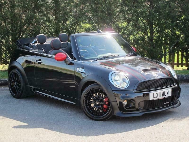 Mini Mini John Cooper Works Convertible 1.6 Manual Petrol 2011 Black in Bridgwater, Somerset