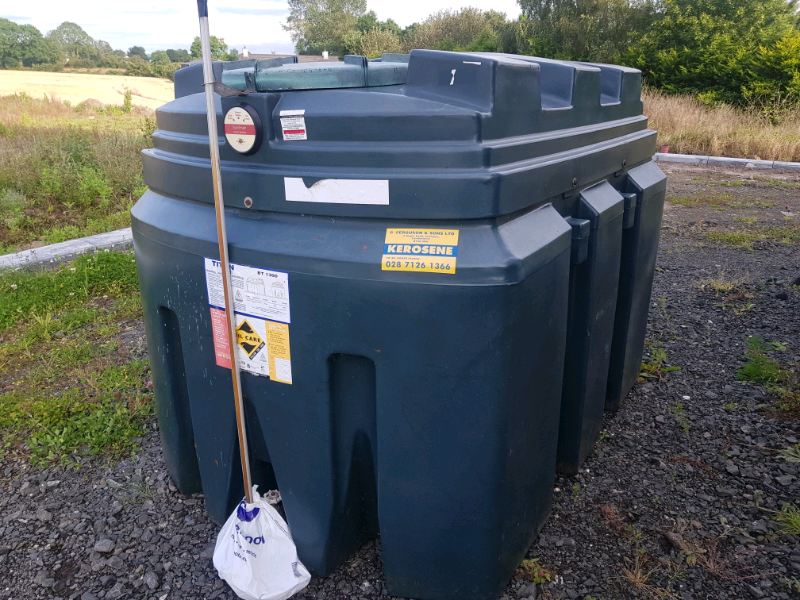 Kingspan Titan 1300l bunded oil tank in Portglenone, County Antrim