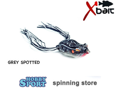 FROG 65 col. 46 GREY SPOTTED  X BAIT BY MOLIX SPINNING BLACK BASS