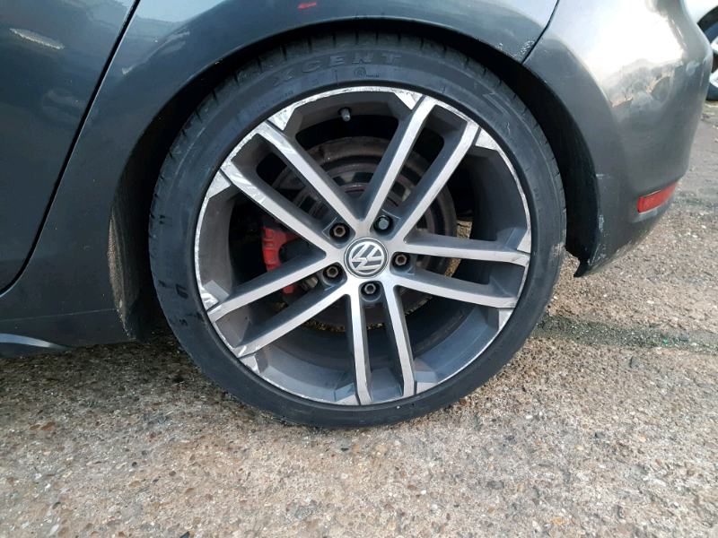 Set of 4 Genuine vw golf GTD Nogaro alloy wheels rim mk6 mk7 18 inch