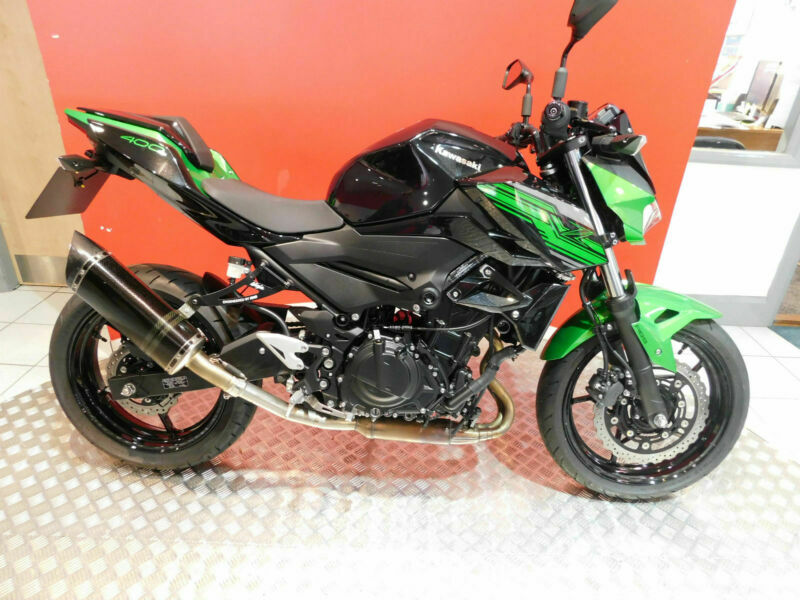 Kawasaki Z 400, naked ER 400, 2019, Akrapovic exhaust, seat cowl, tail