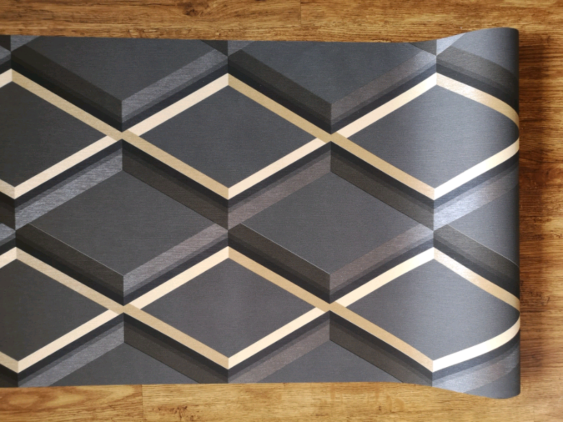 Black & gold Geo Metallic Pattern wallpaper in Southmead, Bristol