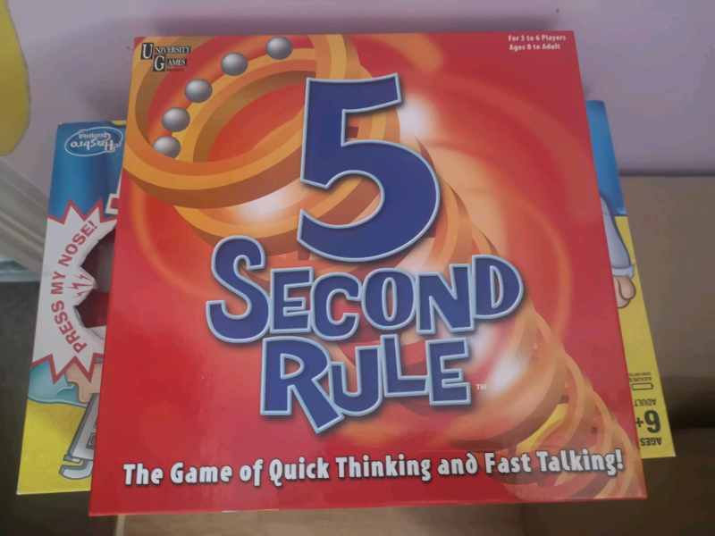 5 second rule board game in Birchgrove, Swansea Gumtree