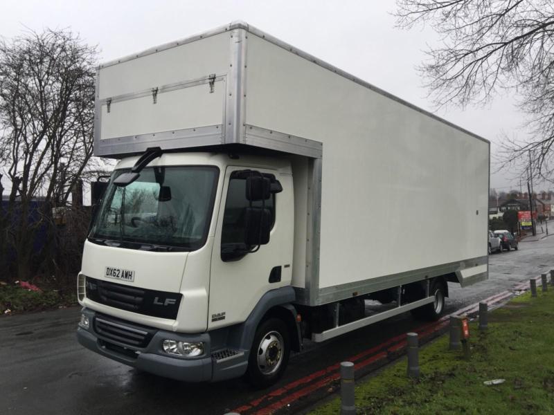 DAF LF45 160 24ft, 7.5T Dropwell Luton Furniture Removal Van **New Body