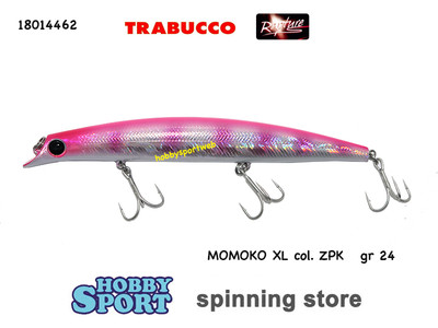 RAPTURE MOMOKO XL COL ZPK PINK SILVER 15 CM  FLOATING 24 GR MINNOW MARE LAGO