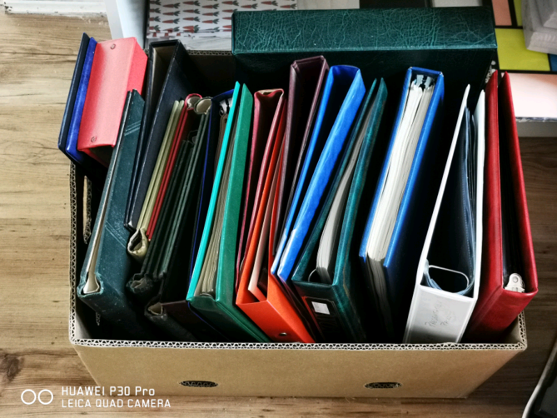 Stamp Albums, ring binders first day cover albums and sleeves etc Pos