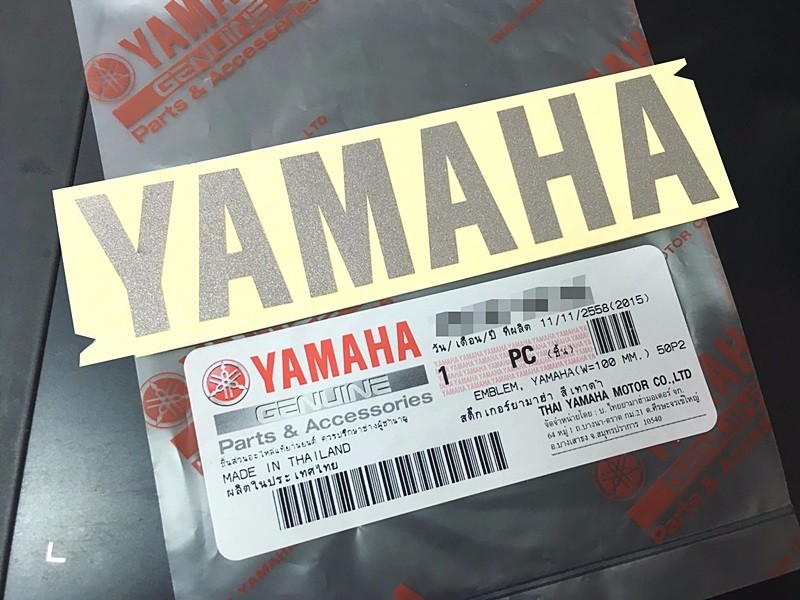 Yamaha Genuine Text Badge Logo Decal Emblem Sticker Yzf R Fz Fz Xt Vmax Star Motorcycle Decals Stickers Auto Parts Accessories