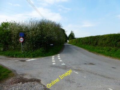 Photo 6x4 Junction of Hackwood Lane and Station Road looking west Winslad c2014