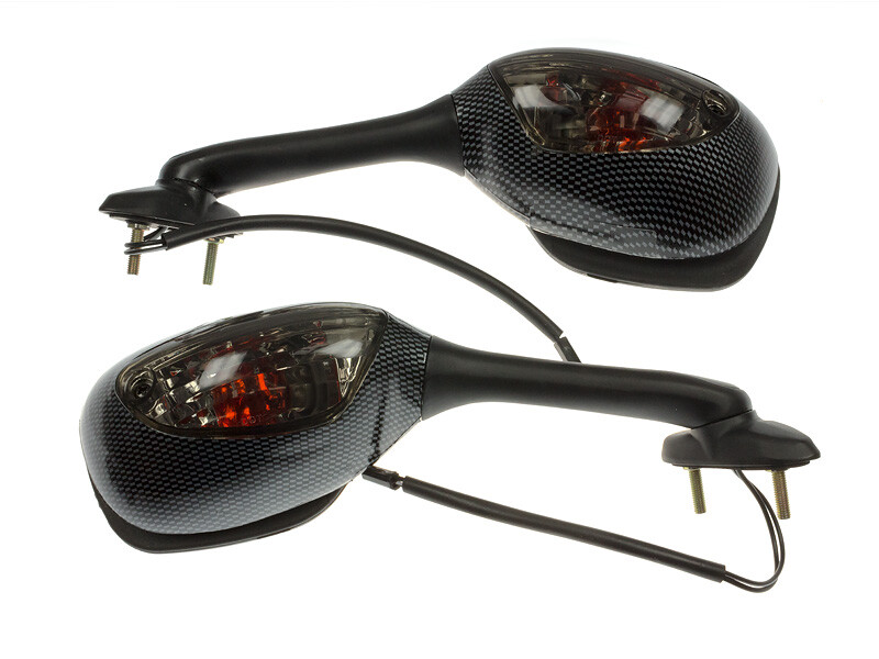 Spiegel Paar Carbon Look für Suzuki GSXR 600 GSXR 1000 GSXR 750 GSX-R 2005-2011