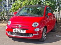2023 Fiat 500 1.0 Mild Hybrid Red 2dr Convertible Petrol Manual