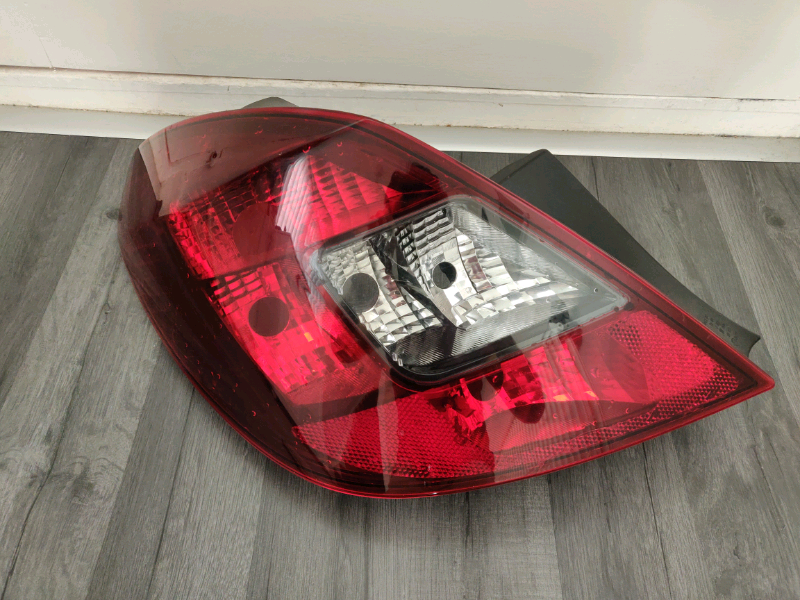 Vauxhall Corsa 2013 rear passenger side back light housing cover in