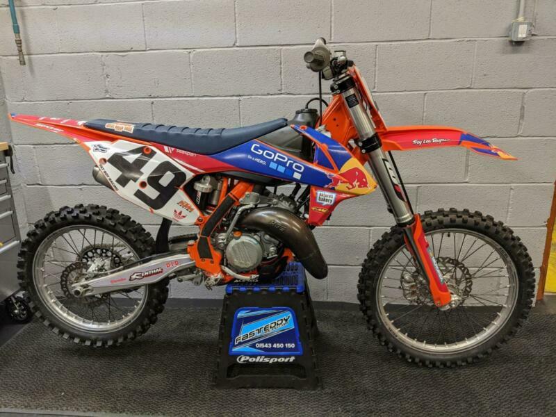 KTM SX 150 2018 Redbull Graphics Ready to Race at Fast Eddy Racing in