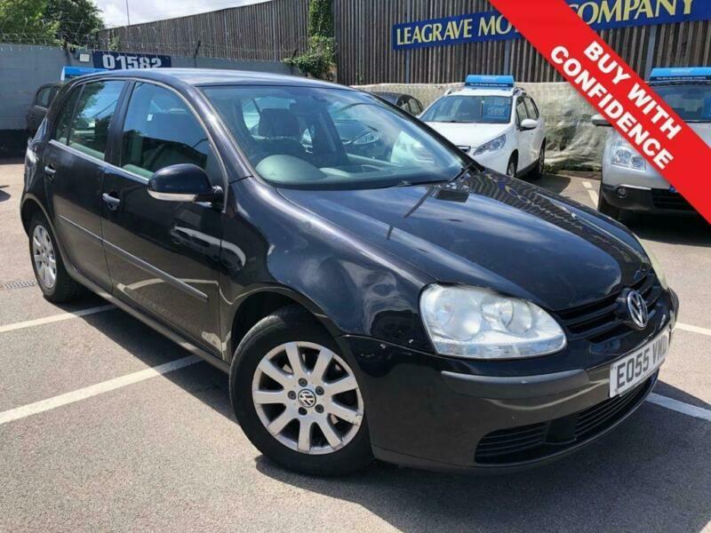 2006 55 VOLKSWAGEN GOLF 1.6 SE FSI 5D 115 BHP CHEAP BLACK HATCHBACK
