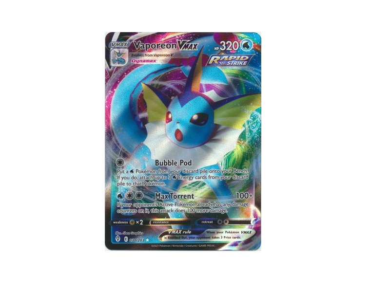 Pokémon Vaporeon VMAX - 30/203 - Ultra Rare | eBay