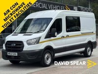 2022 Ford Transit 130ps Leader Welfare Mess Van FWD L3H2 Air Con, Toilet Facilit