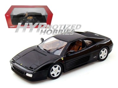 HOT WHEELS 1:18 FERRARI 348TB DIE-CAST BLACK X5530