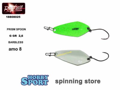 PRISM SPOON  2,6 gr - G  GREEN WHITE AREA TROTA - RAPTURE TRABUCCO 18808025