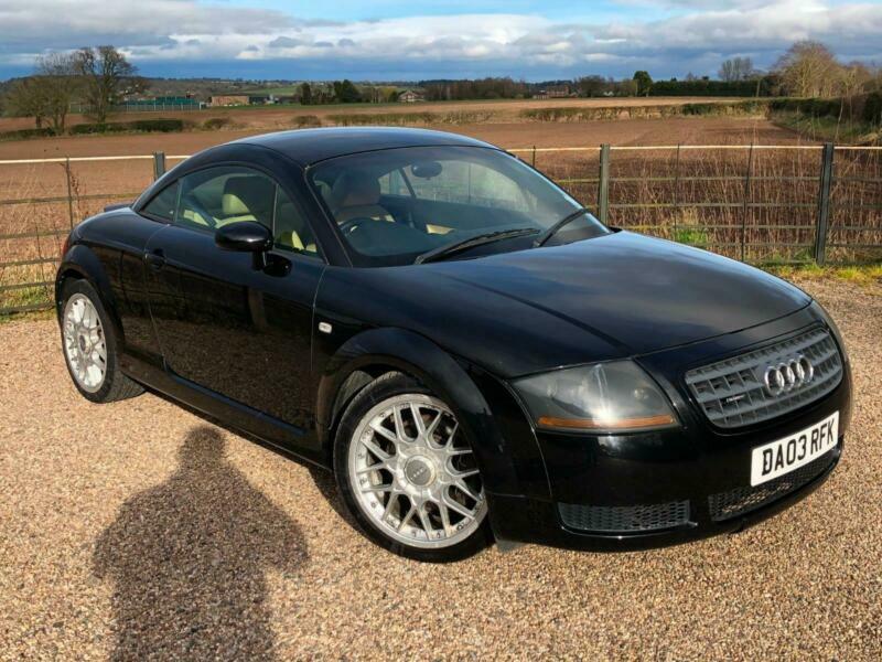 2003 03 Audi TT Coupe 1.8 Turbo Quattro Black Manual 180 BHP Full MOT