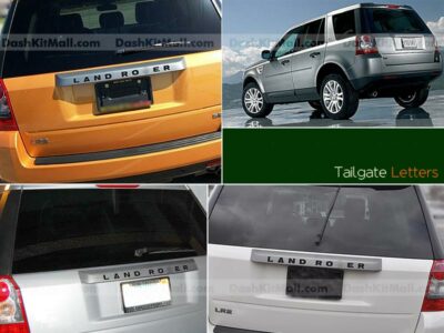 DKM | REAR LETTERS GLOSSY BLACK FOR LAND ROVER FREELANDER 2 2008-2010 NOT DECALS