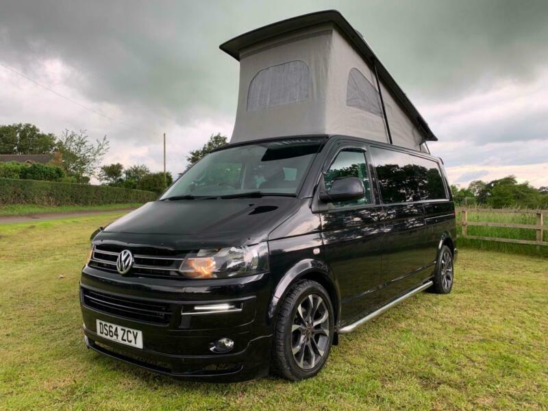 VOLKSWAGEN VW T5 CAMPERVAN LWB | 2014 | POP UP ROOF | 12 MONTHS