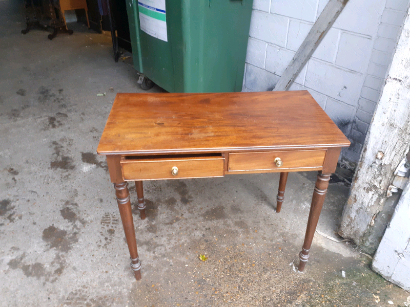 Antique mahogany 2 drawer desk in Barnes, London Gumtree