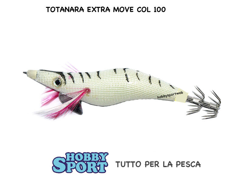 TOTANARA SQUID MISURA 3 modello THE EGI MOVE COLORE 100 BIANCA ZEBRA DAIKICHI