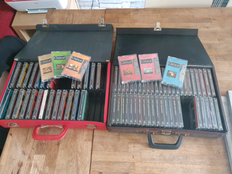 2 cassette tape boxes of THE CLASSICAL COLLECTION in Sinfin