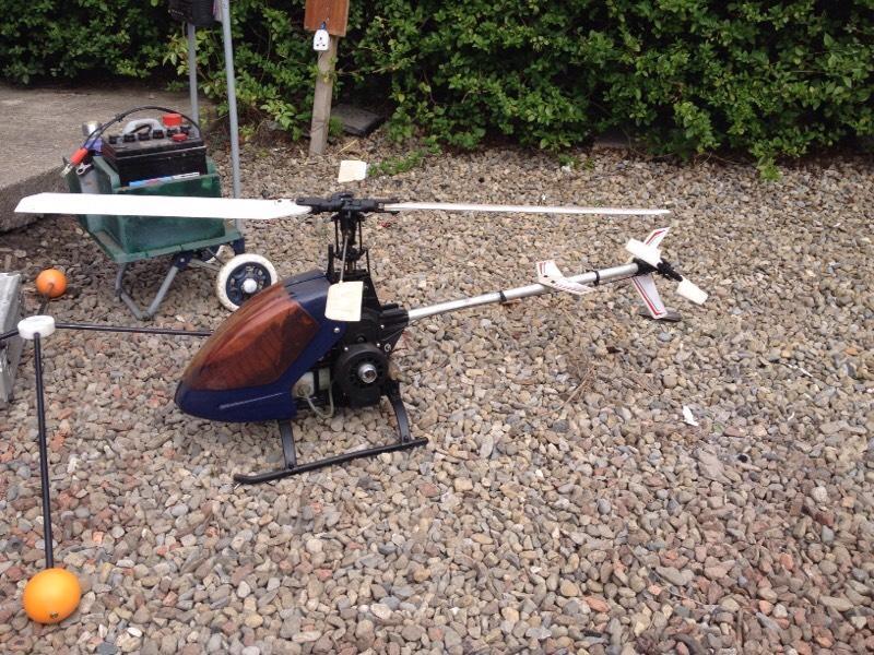 Robbee Nitro RC helicopter with kit in Ashington 