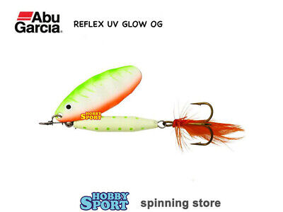 REFLEX  UV GLOW ABU GARCIA 18 GR COL. OG ARTIFICIALE CUCCHIAINO ROTANTE